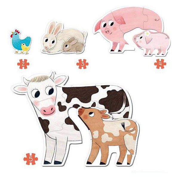 Puzzle Animale Xxl Diset (18 pcs)