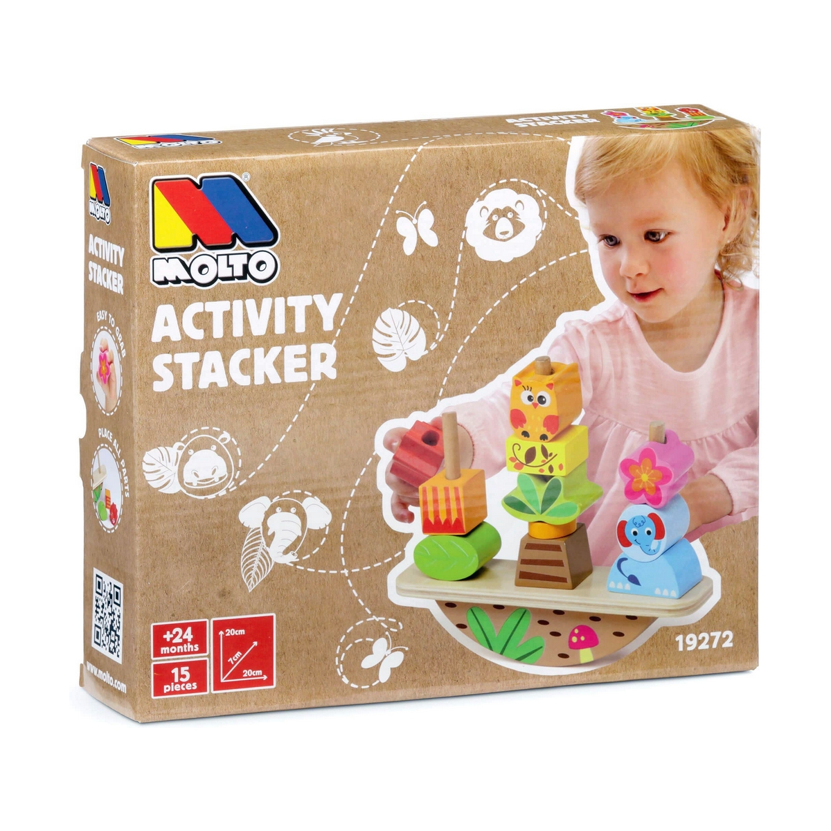 Jucărie pentru copii Moltó Activity Stacker Lemn