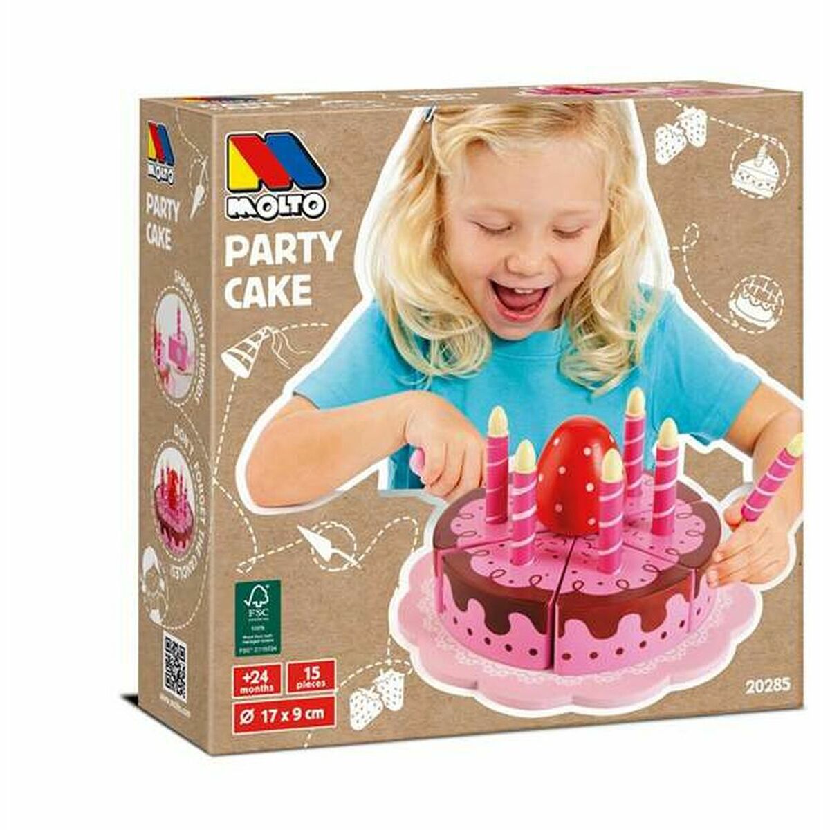 Joc Educație pentru Copii Moltó Party Cake