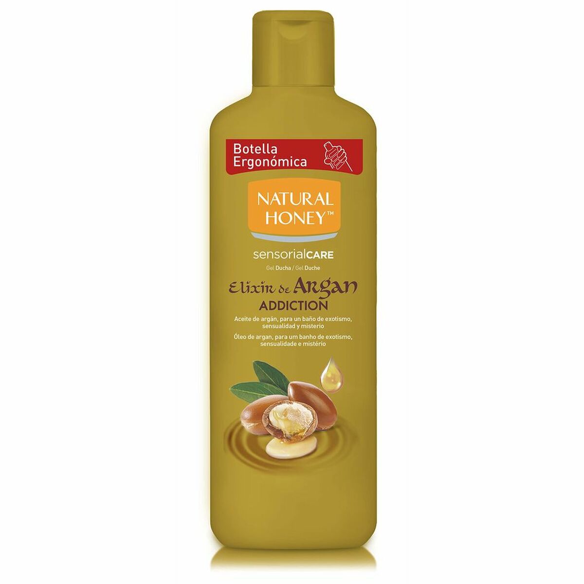 Gel de duș Natural Honey Ulei de Argan (650 ml)