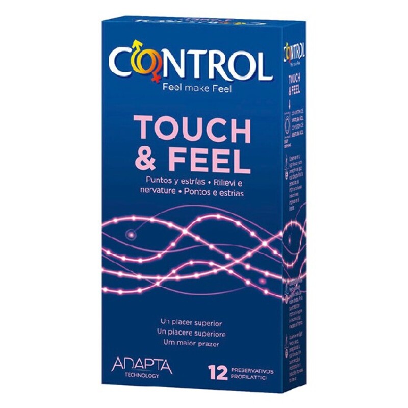Prezervative Touch and Feel Control (12 uds)