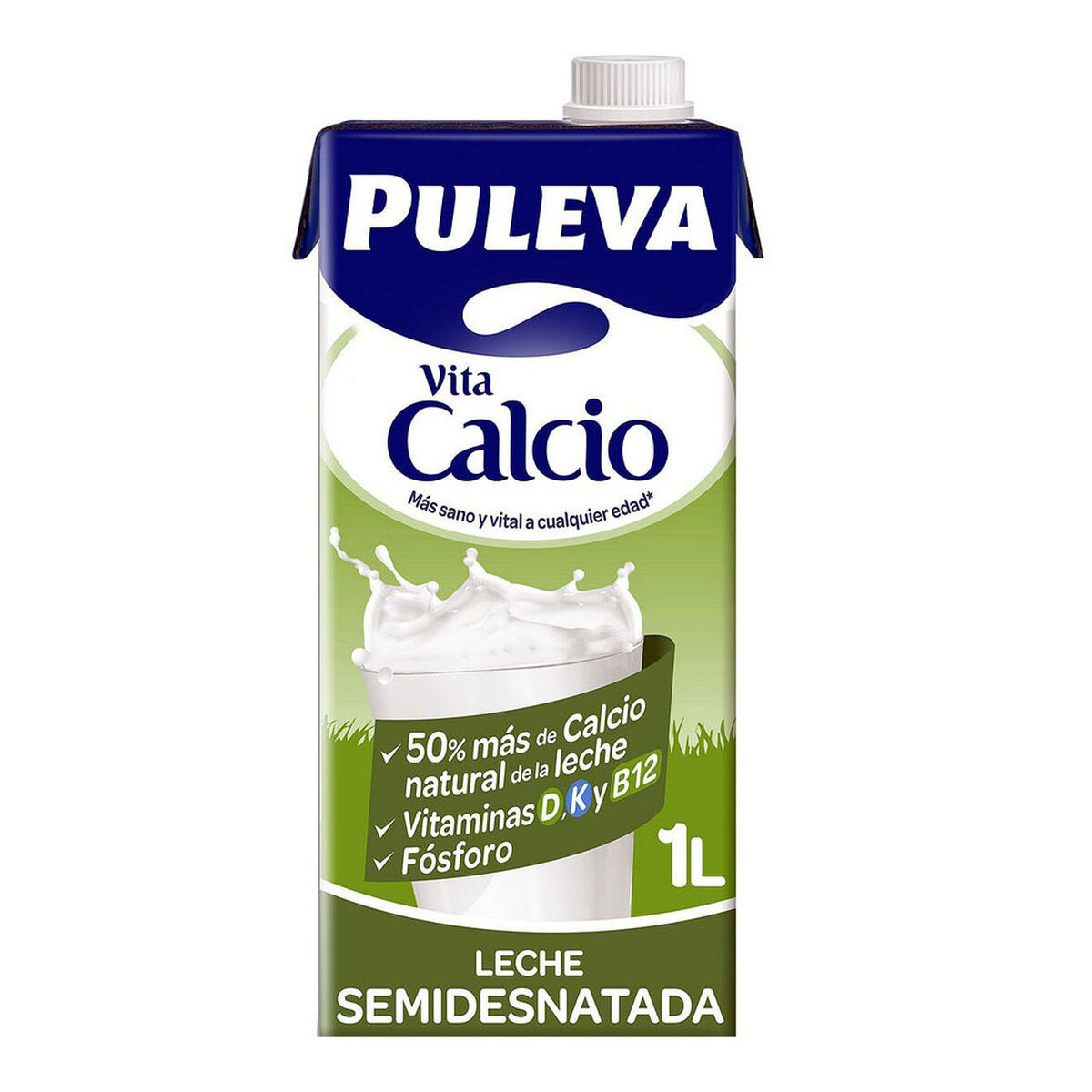 Lapte semi-degresat Puleva Calciu (1 L)