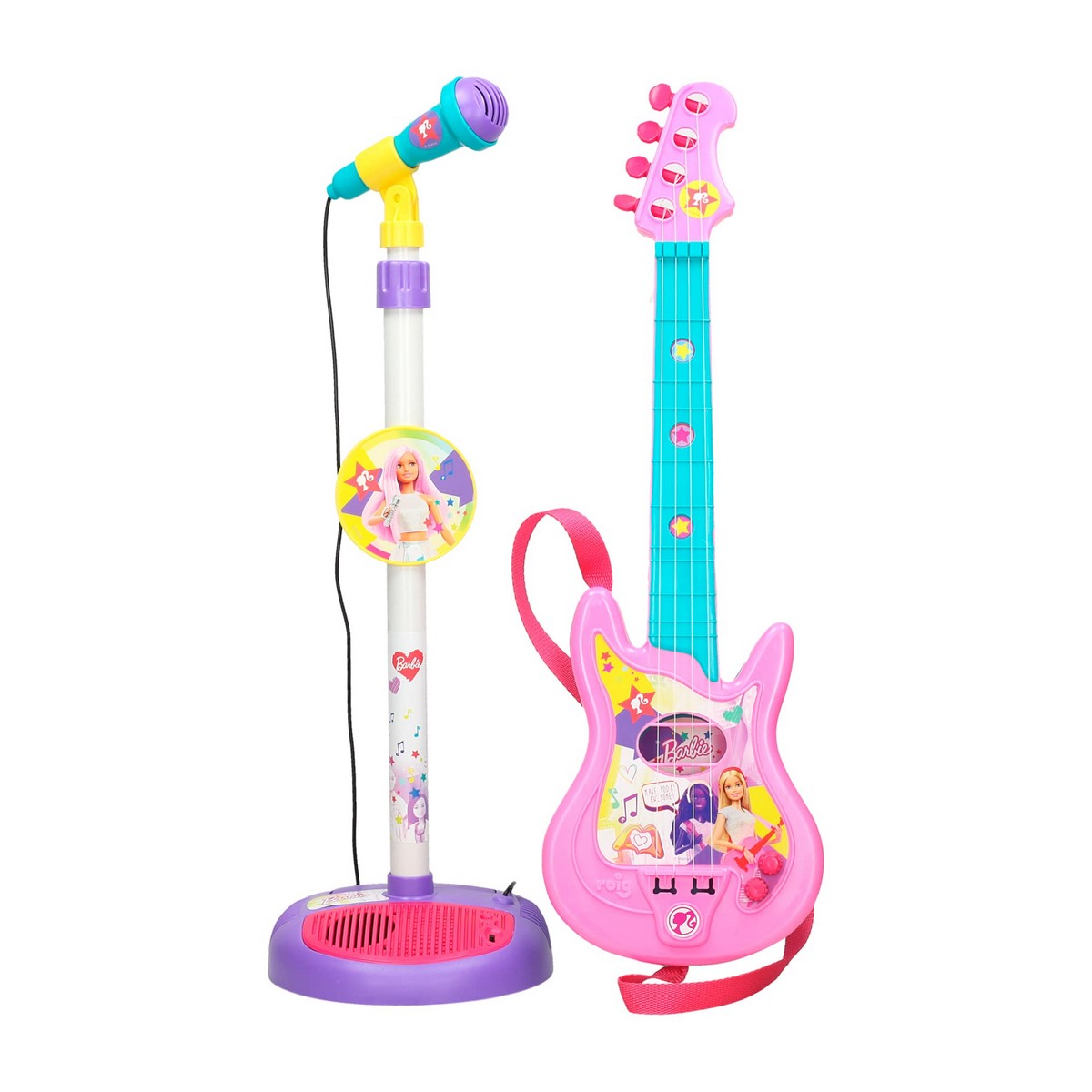 Jucărie muzicală Barbie Microfon Chitară pentru Copii