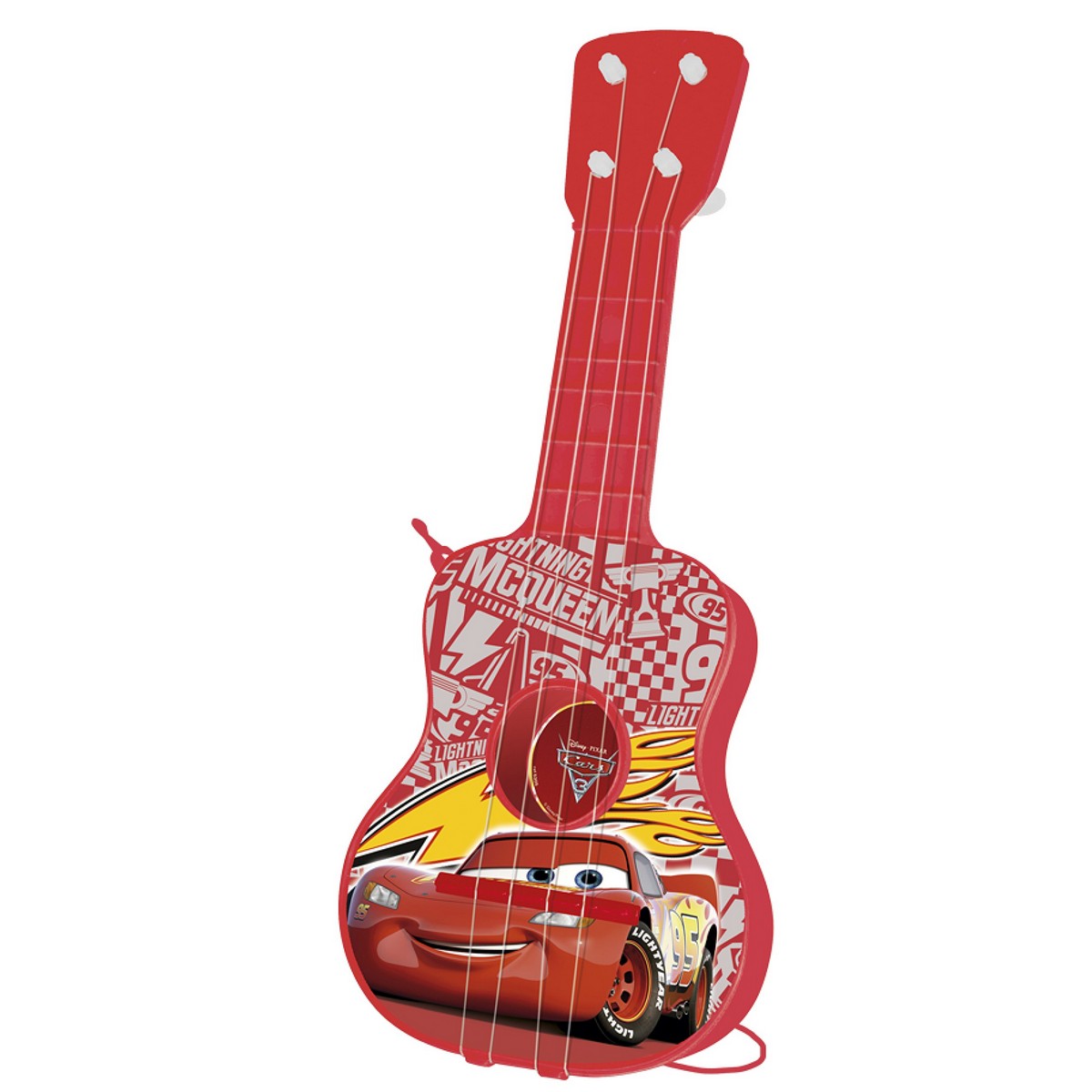 Jucărie muzicală Cars Roșu Chitară pentru Copii