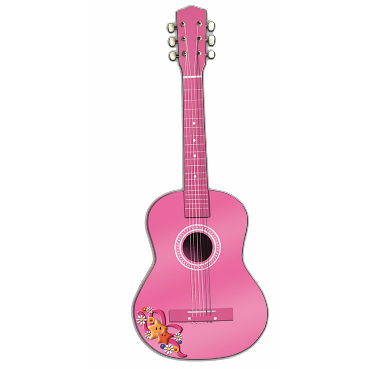 Chitară pentru Copii Reig Roz Lemn