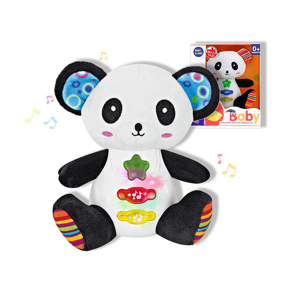 Jucărie Muzicală din Pluș Reig 15 cm Urs Panda
