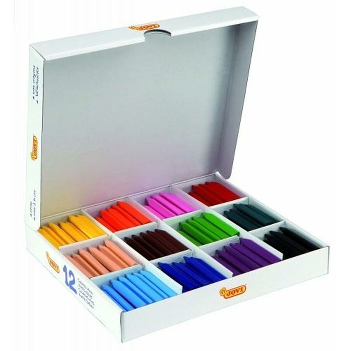 Creioane ceară colorate Jovi Jovicolor Cutie 300 Unități