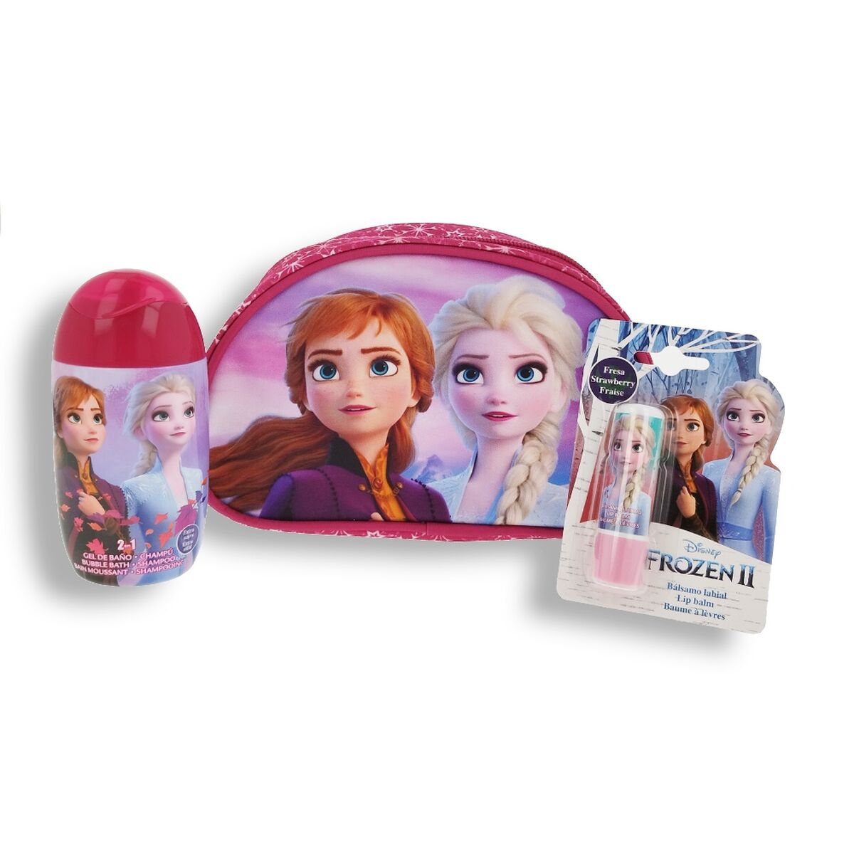 Set de Toaletă pentru Copii de Voiaj Lorenay Frozen 3 Piese