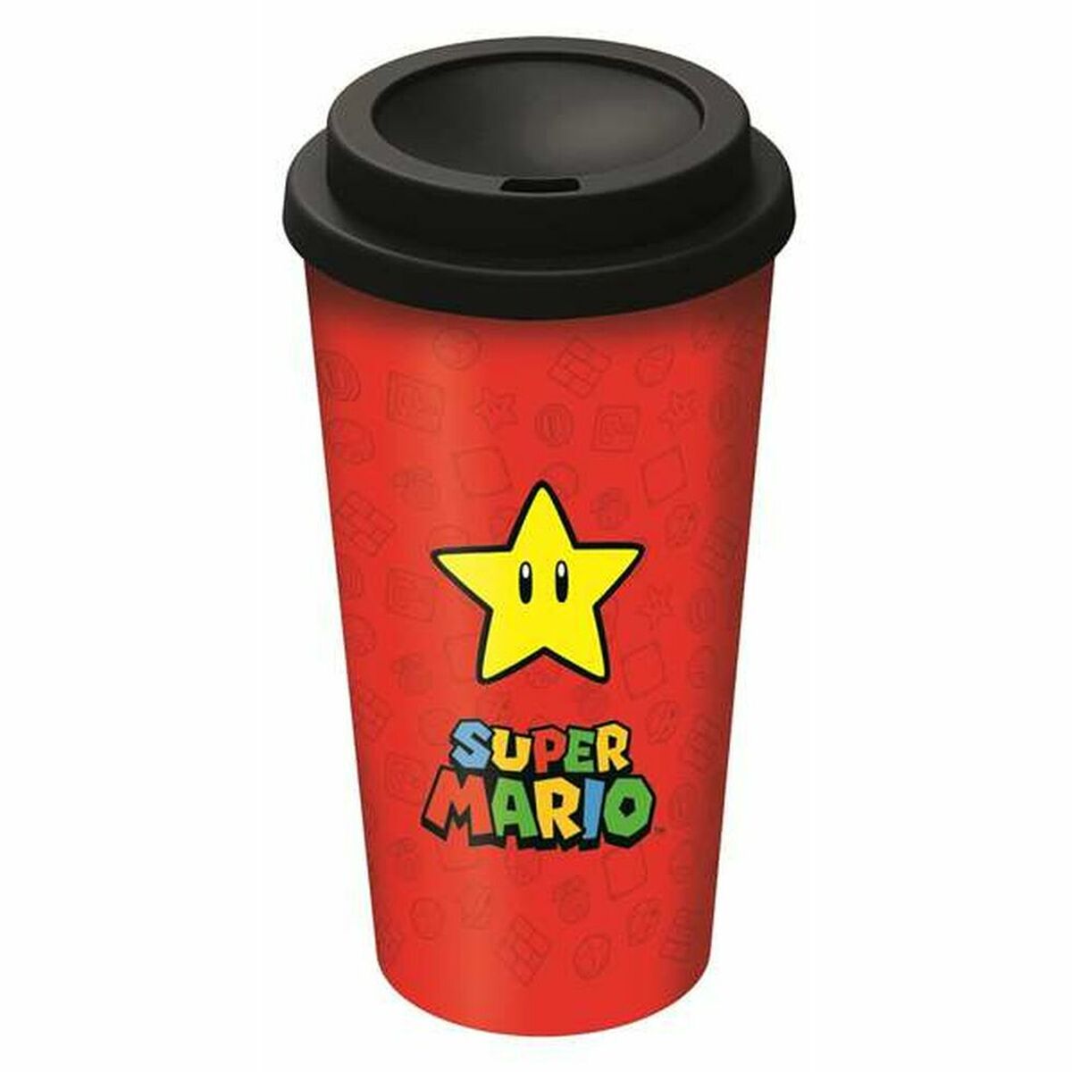 Pahar cu Capac Super Mario (520 ml)