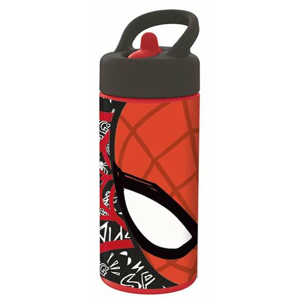 Sticlă de apă Spiderman Great Power Roșu Albastru (410 ml)