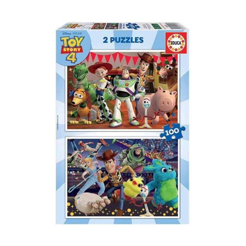Puzzle TOY STORY 4 Educa Toy Story 4 (100 pcs) (2 x 100 pcs)