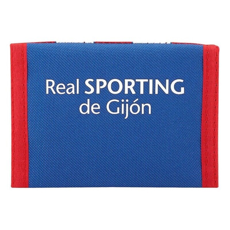 Portmoneu Real Sporting de Gijón Alb Roșu