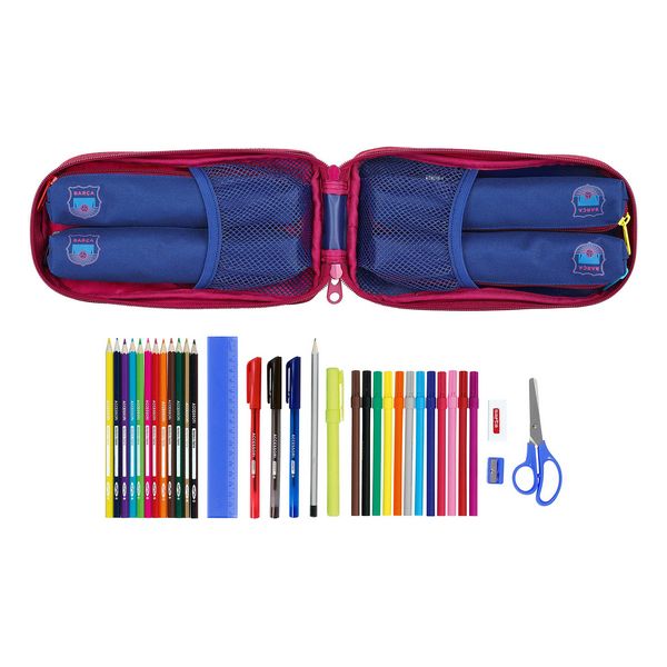 Pencil Case Backpack F.C. Barcelona (33 Piese)