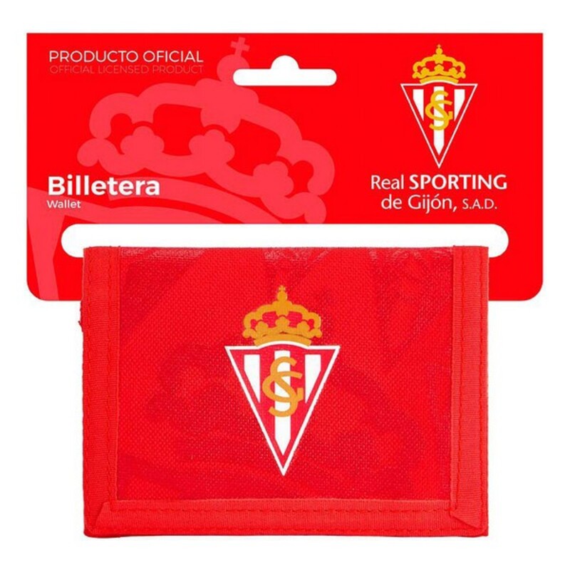 Portmoneu Real Sporting de Gijón Roșu