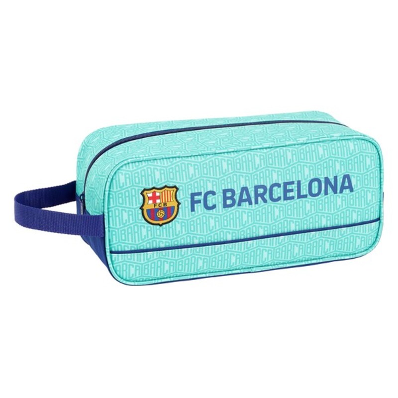 Geantă pentru Încălțăminte de Voiaj F.C. Barcelona Turquoise Poliester