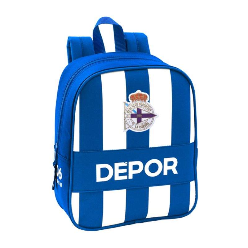 Rucsac pentru Copii R. C. Deportivo de La Coruña Albastru Alb