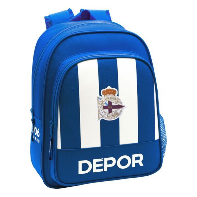 Rucsac pentru Copii R. C. Deportivo de La Coruña Albastru Alb
