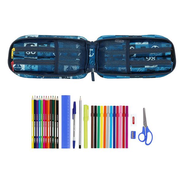 Pencil Case Backpack Safta (33 Piese)