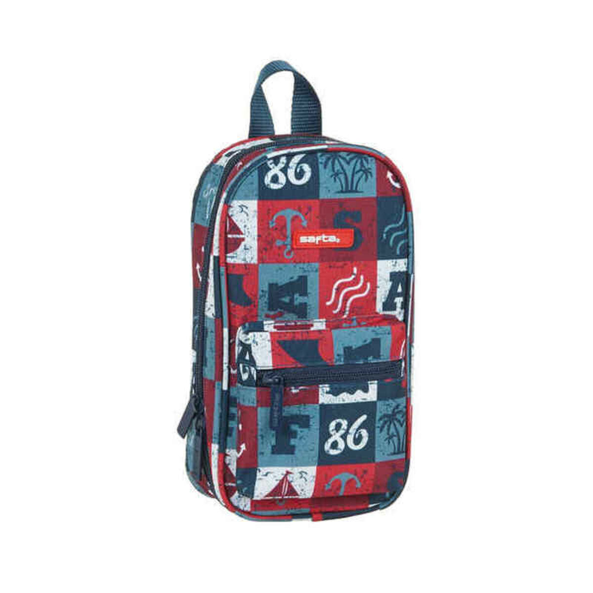 Pencil Case Backpack Safta (33 Piese)