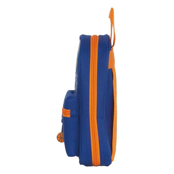 Pencil Case Backpack Valencia Basket Albastru Portocaliu