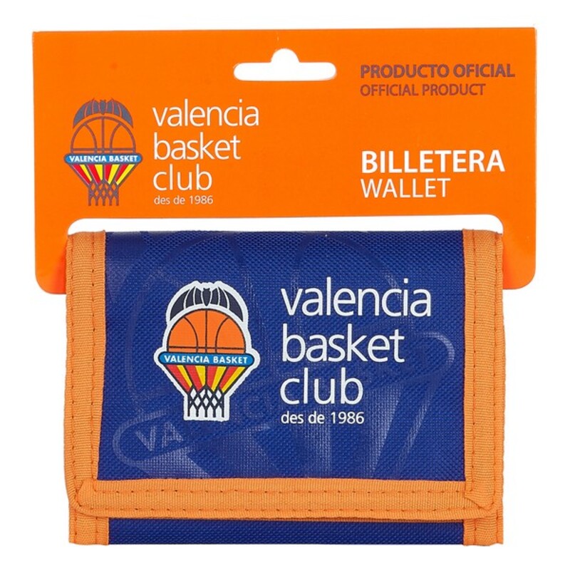 Portmoneu Valencia Basket Albastru Portocaliu