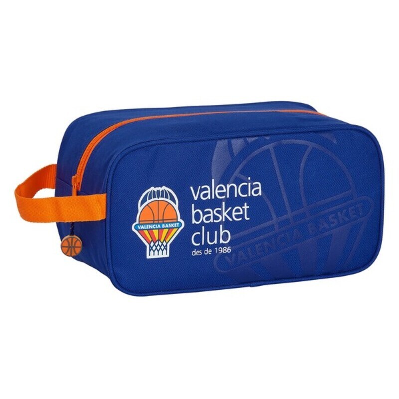 Geantă pentru Încălțăminte de Voiaj Valencia Basket Albastru Portocaliu Poliester