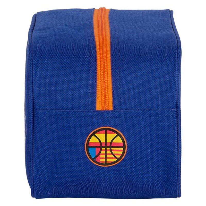 Geantă pentru Încălțăminte de Voiaj Valencia Basket Albastru Portocaliu Poliester