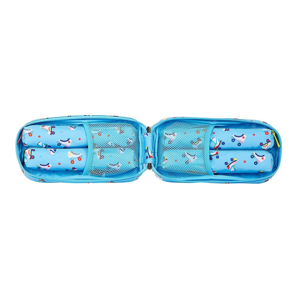 Cutie pentru creioane Rollers Moos Multicolor Albastru deschis