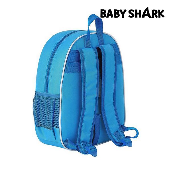 Rucsac pentru Copii 3D Baby Shark Albastru deschis
