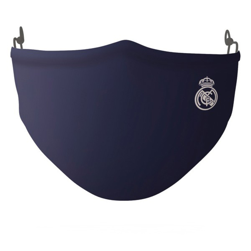 Mască igienică de pânză reutilizabilă Real Madrid C.F. Adult Albastru