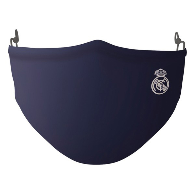 Mască igienică de pânză reutilizabilă Real Madrid C.F. Infantil Albastru