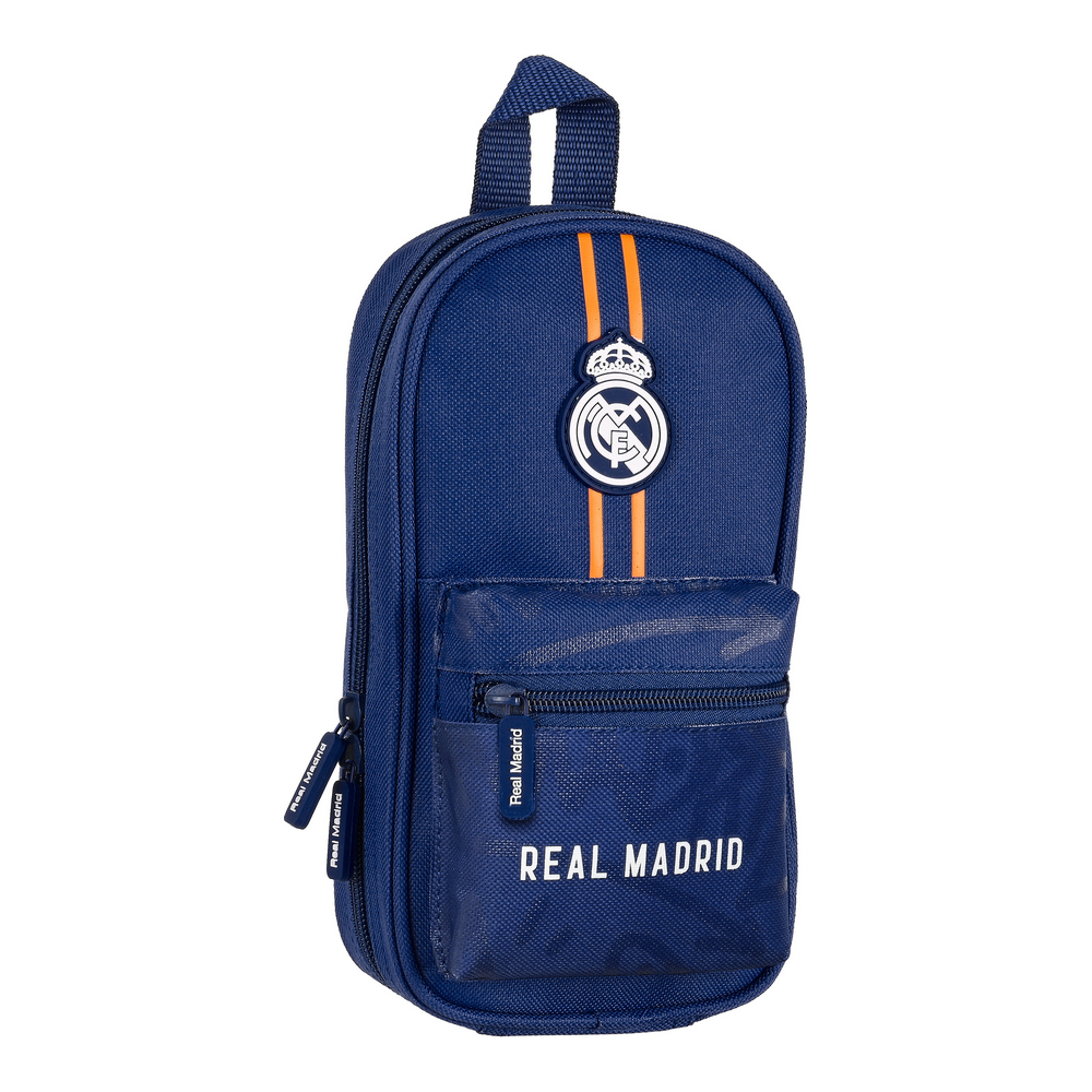 Cutie pentru creioane Real Madrid C.F. Albastru (12 x 23 x 5 cm) (33 Piese)