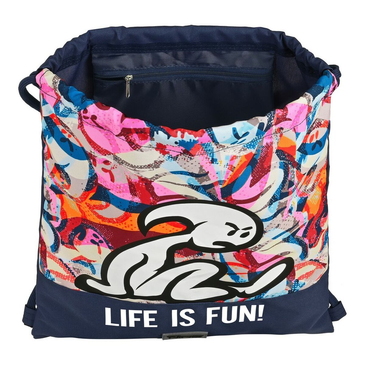 Geantă Rucsac cu Bretele El Niño Life is fun (35 x 40 x 1 cm)