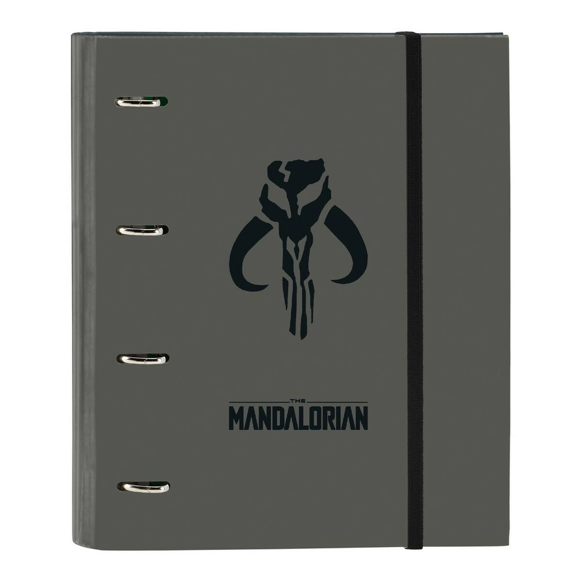 Biblioraft The Mandalorian A4 Negru Gri (35 mm)