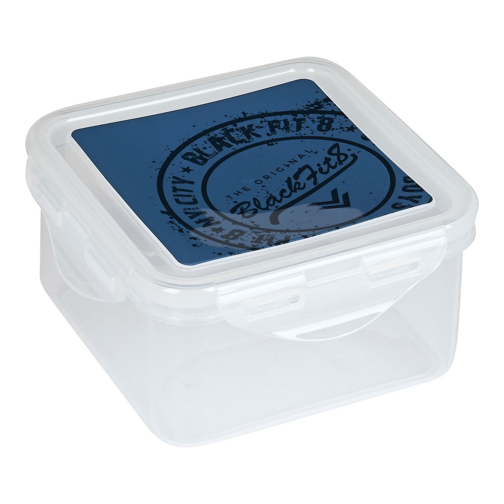 Cutie pentru Prânz BlackFit8 Stamp Poliuretan Albastru (13 x 7.5 x 13 cm)