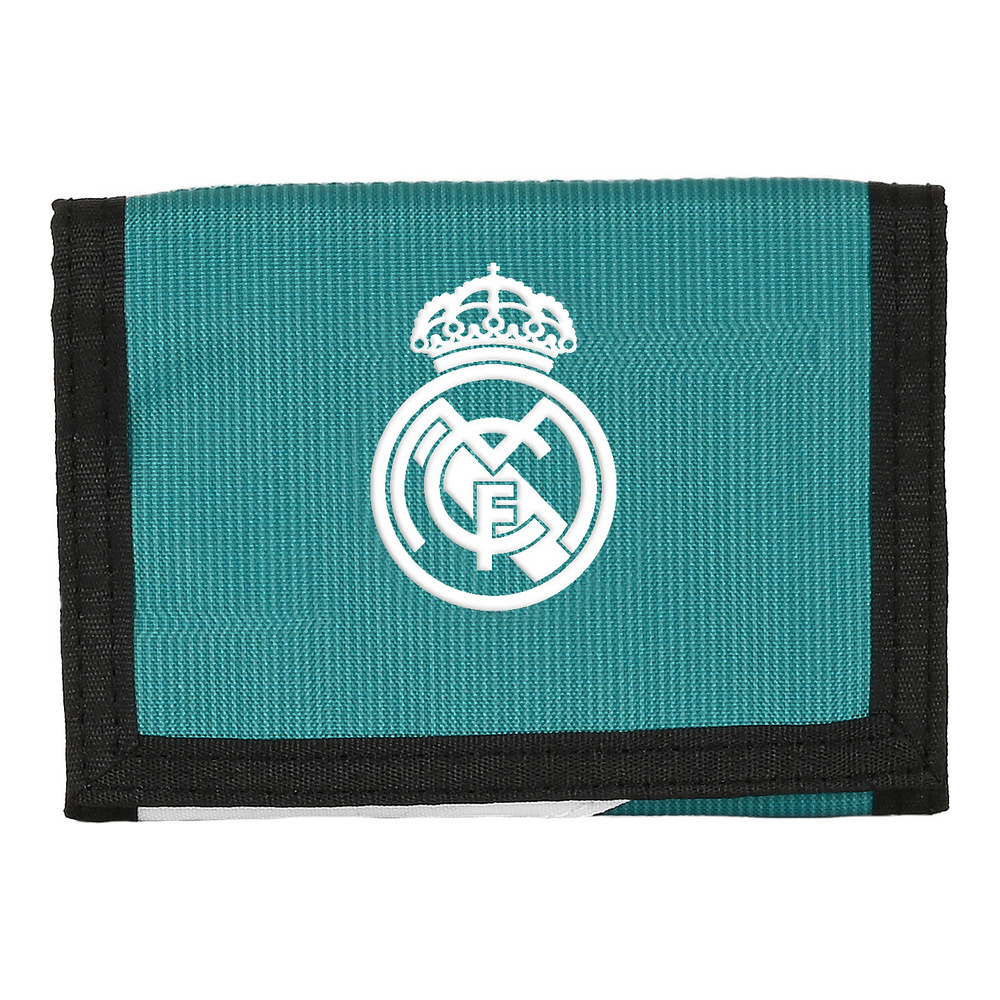 Portmoneu Real Madrid C.F. Alb Verde Turcoaz (12.5 x 9.5 x 1 cm)