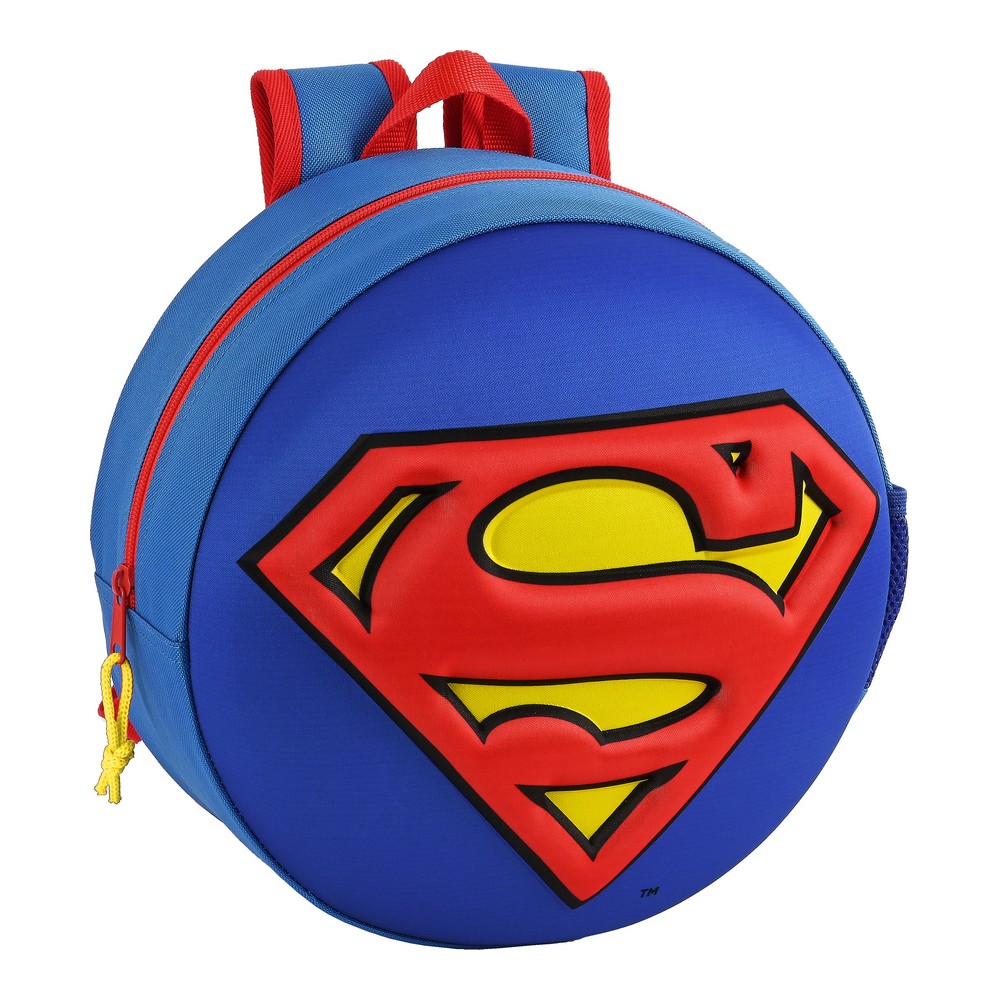 Rucsac pentru Copii 3D Superman Roșu Albastru Galben (31 x 31 x 10 cm)