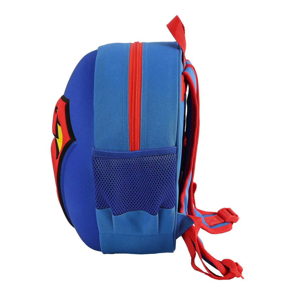 Rucsac pentru Copii 3D Superman Roșu Albastru Galben (31 x 31 x 10 cm)