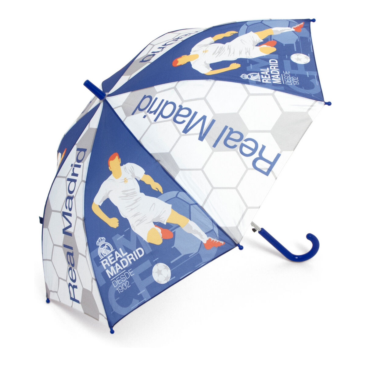 Umbrelă Automată Real Madrid C.F. Albastru Alb (Ø 84 cm)