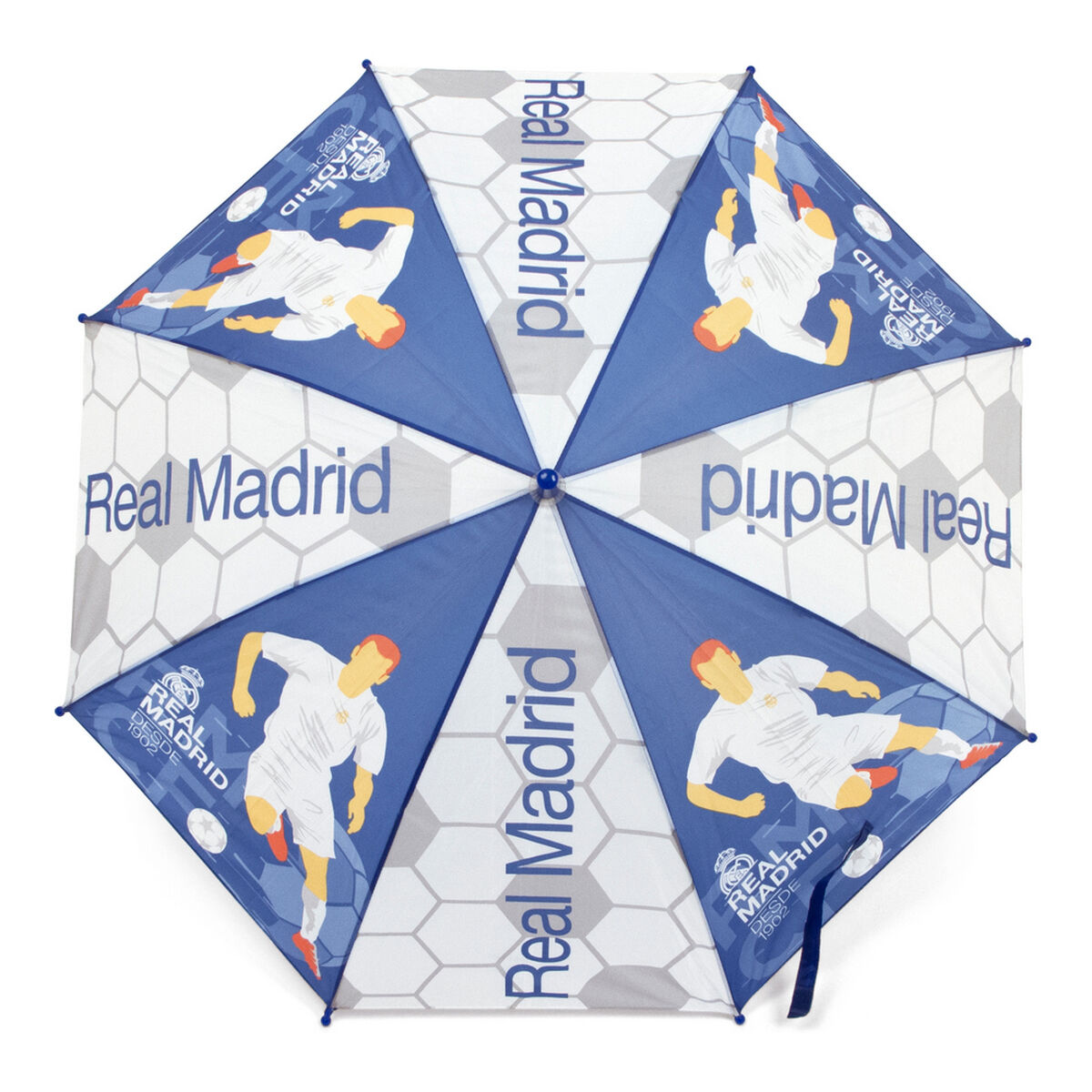 Umbrelă Automată Real Madrid C.F. Albastru Alb (Ø 84 cm)