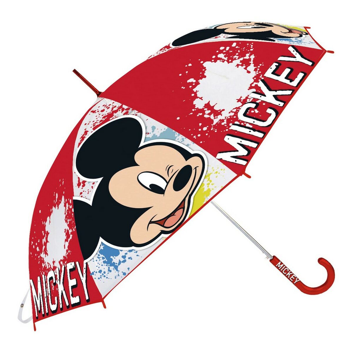 Umbrelă Mickey Mouse Happy Smiles Roșu (Ø 80 cm)