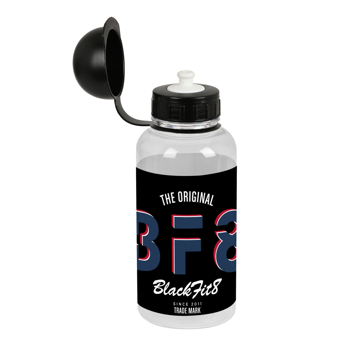 Sticlă de apă BlackFit8 Urban Negru Bleumarin PVC (500 ml)