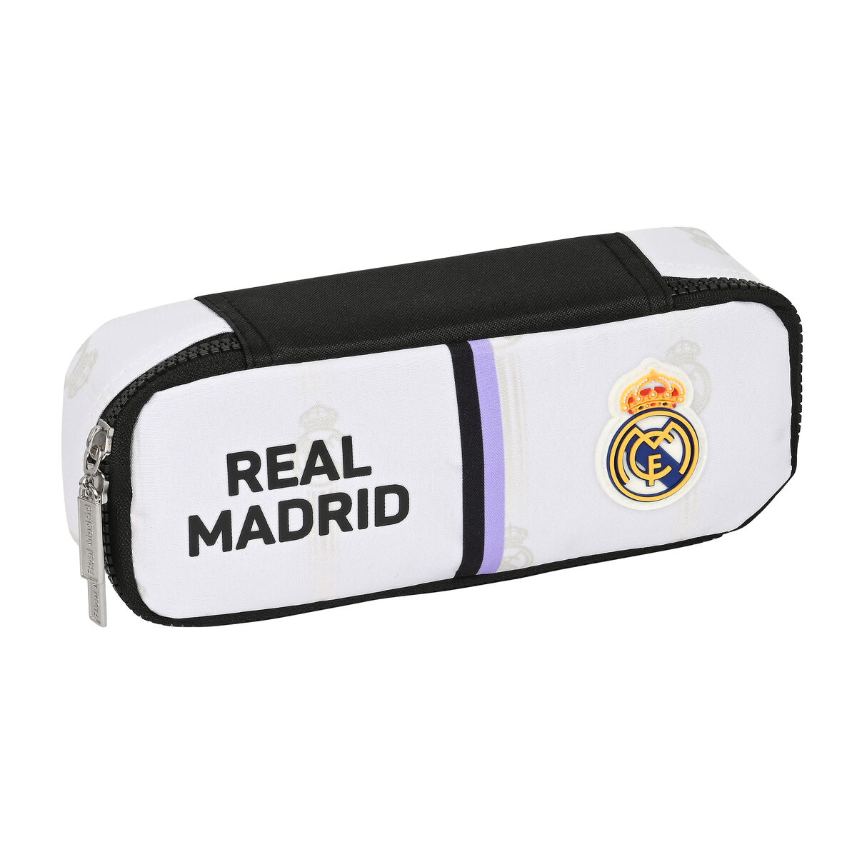 Penar Școlar Real Madrid C.F. Negru Alb (22 x 5 x 8 cm)