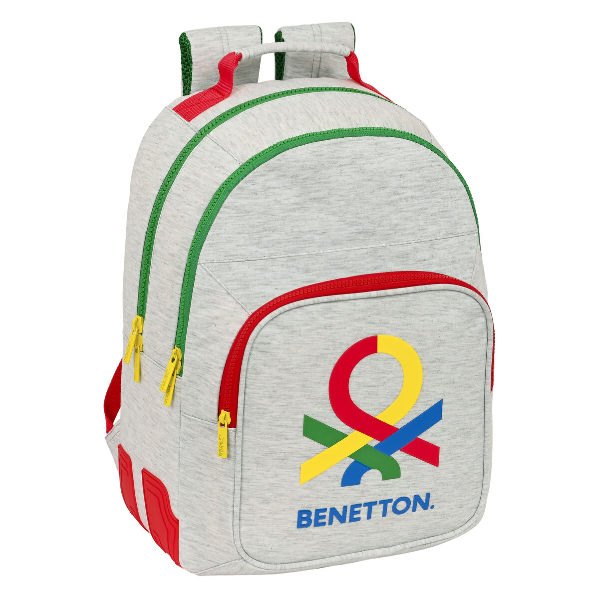 Ghiozdan Benetton Pop Gri (32 x 42 x 15 cm)