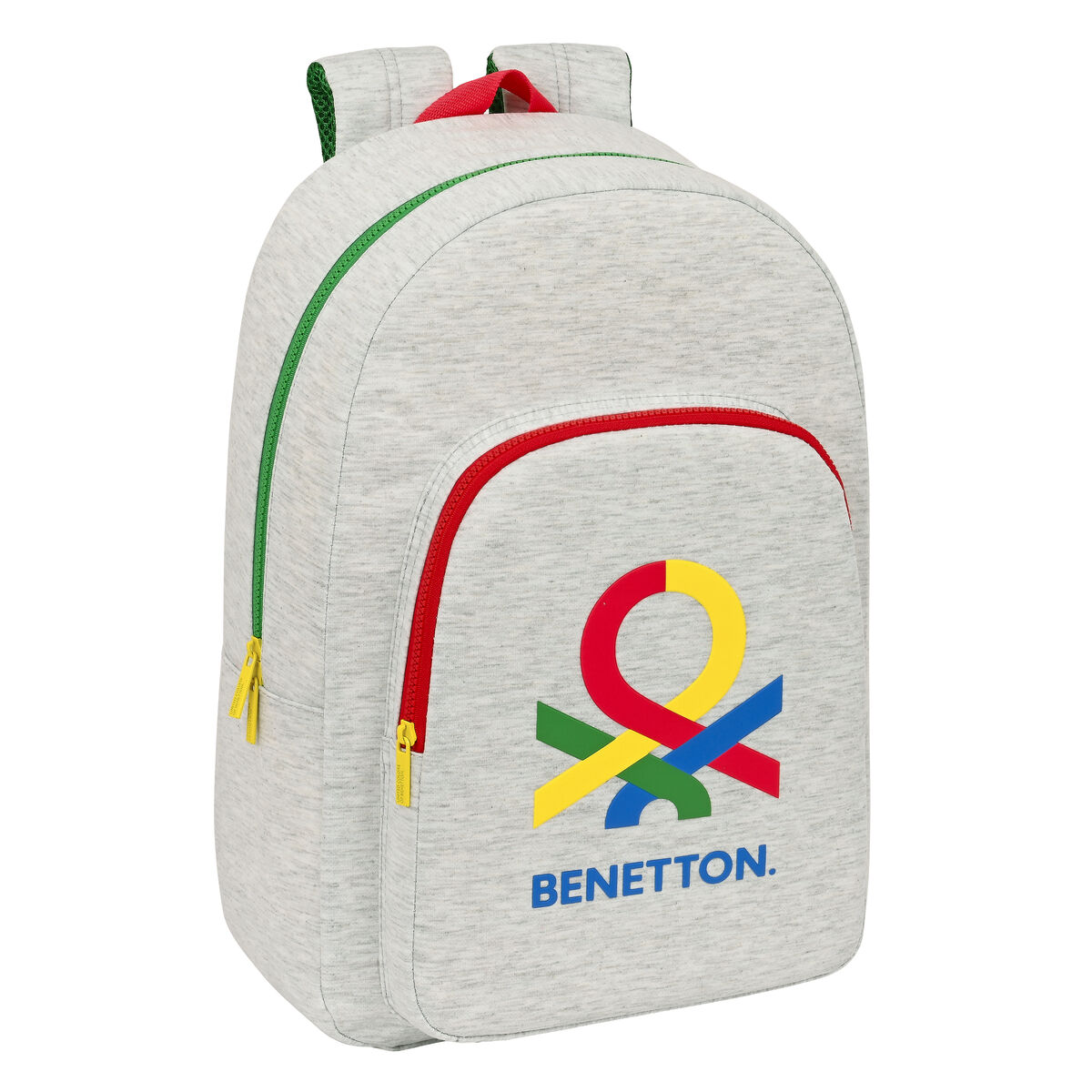 Ghiozdan Benetton Pop Gri (30 x 46 x 14 cm)