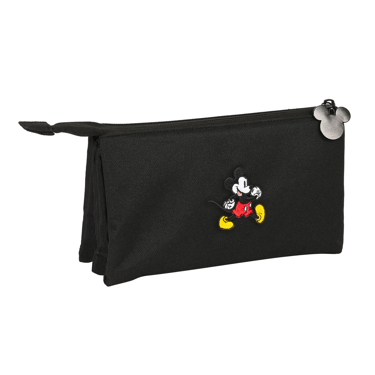 Penar triplu Mickey Mouse Clubhouse Premium Negru (22 x 12 x 3 cm)