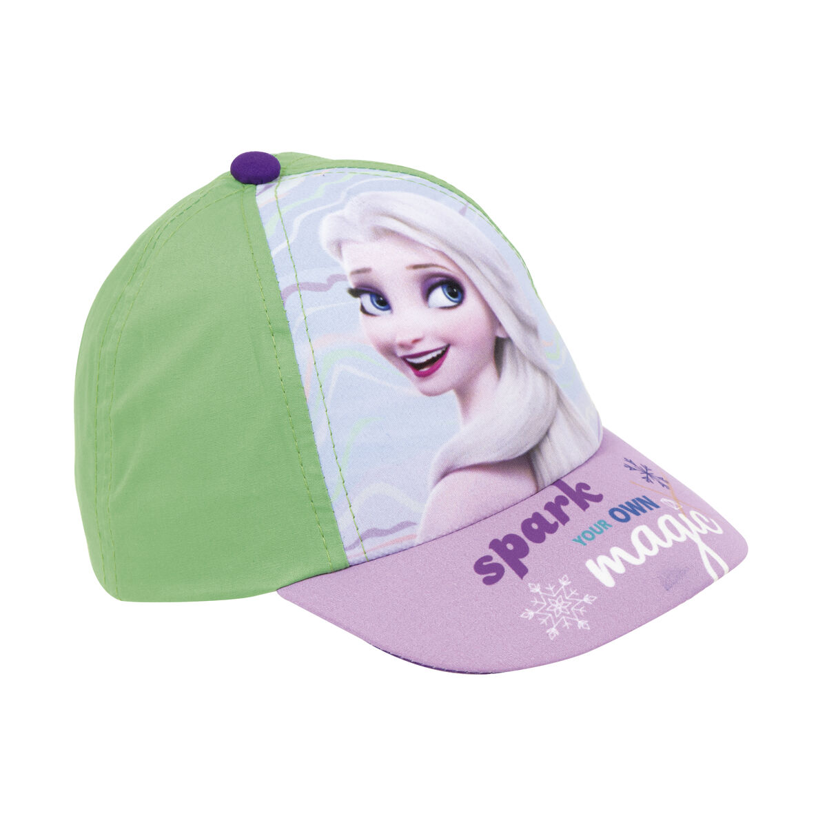 Șapcă pentru Copii Frozen Memories Liliachiu Verde (44-46 cm)