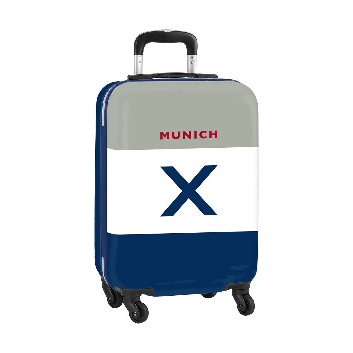 Valiză de cabină Munich College Bleumarin Gri 20'' (34.5 x 55 x 20 cm)