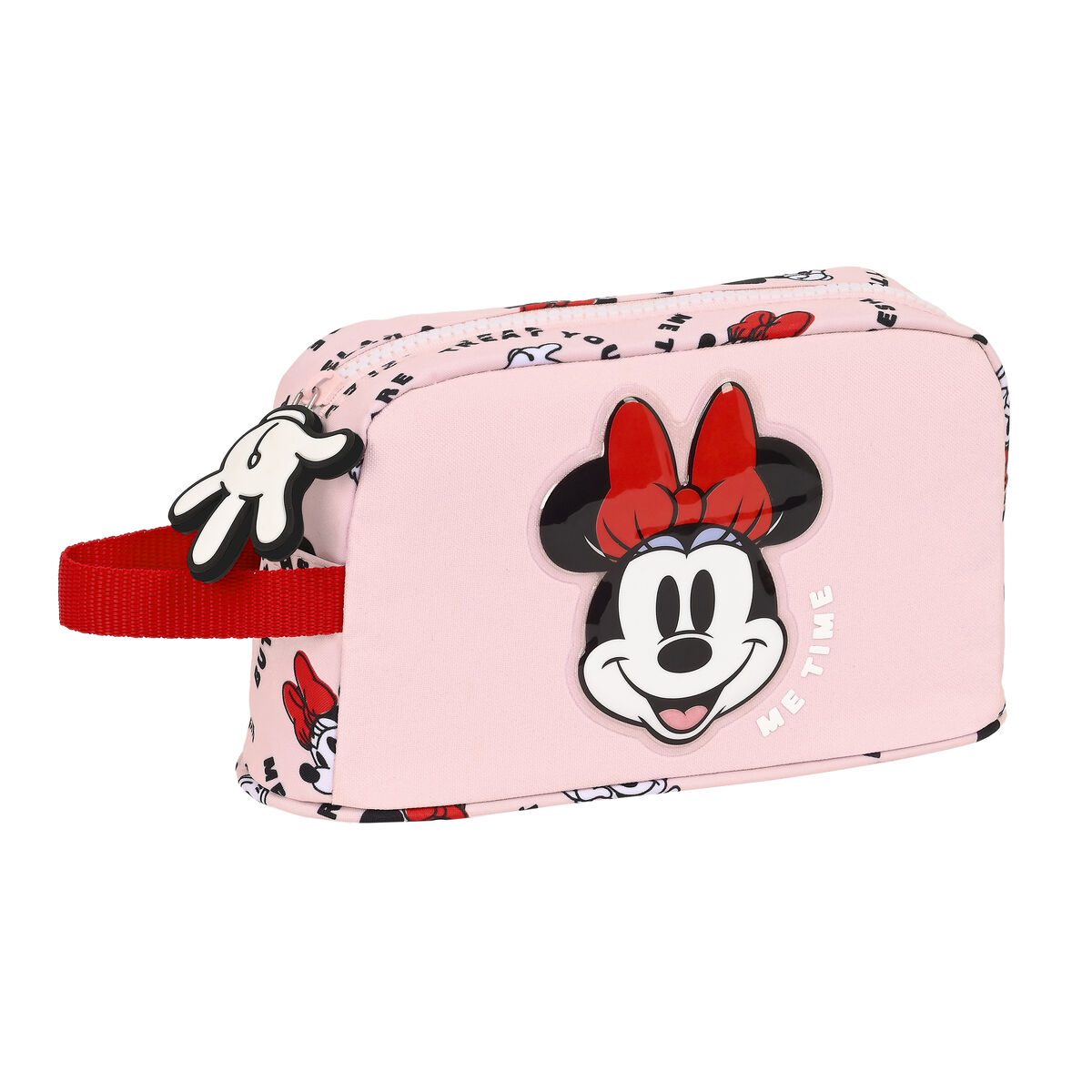 Geantă Termoizolantă pentru Gustări Minnie Mouse Me time 21.5 x 12 x 6.5 cm Roz