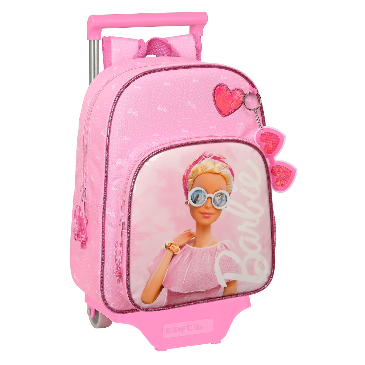 Ghiozdan cu Roți Barbie Girl Roz (26 x 34 x 11 cm)
